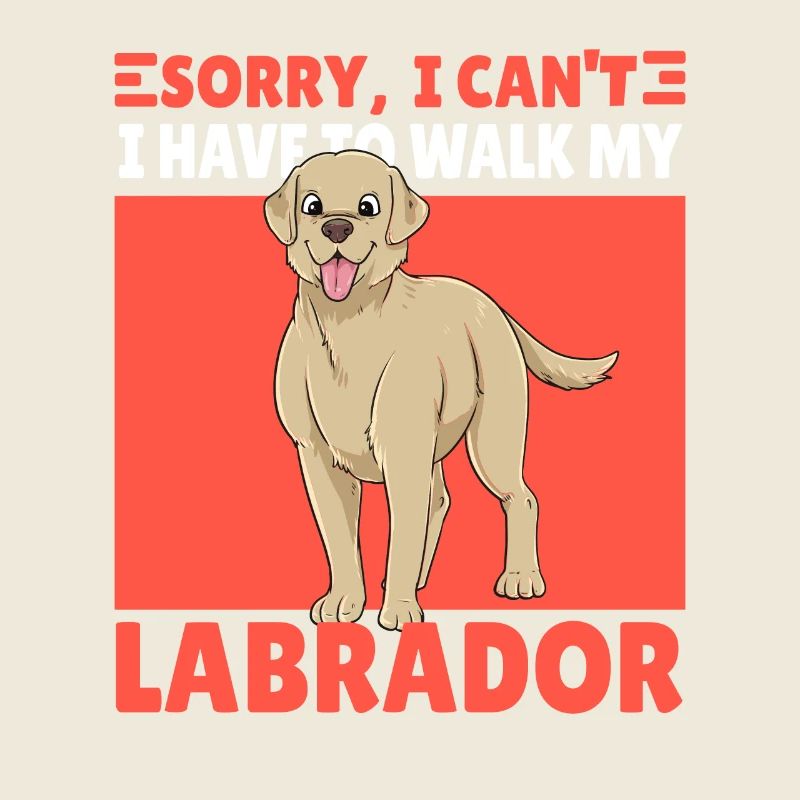 Lustiger Labrador Spruch Geschenk Hund Gassi