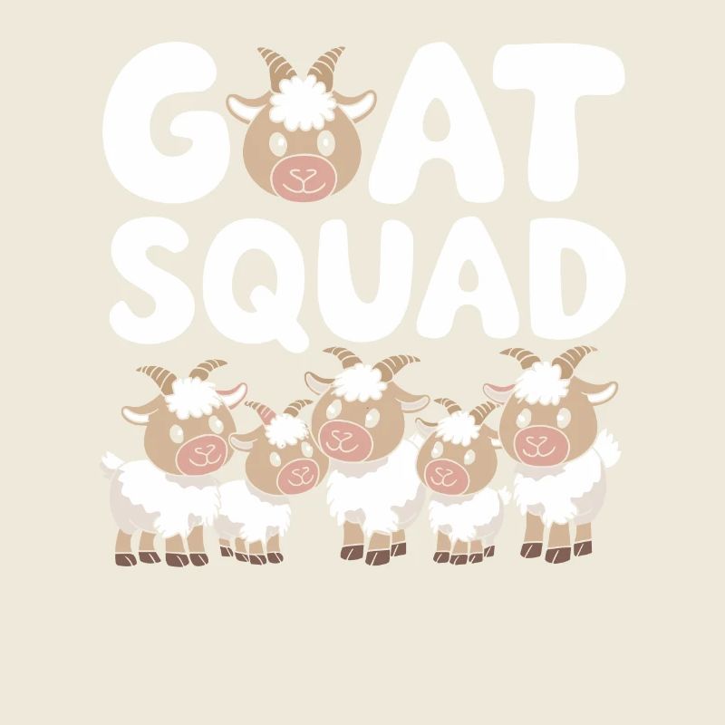 Ziege Gruppen Design Ziege Squad