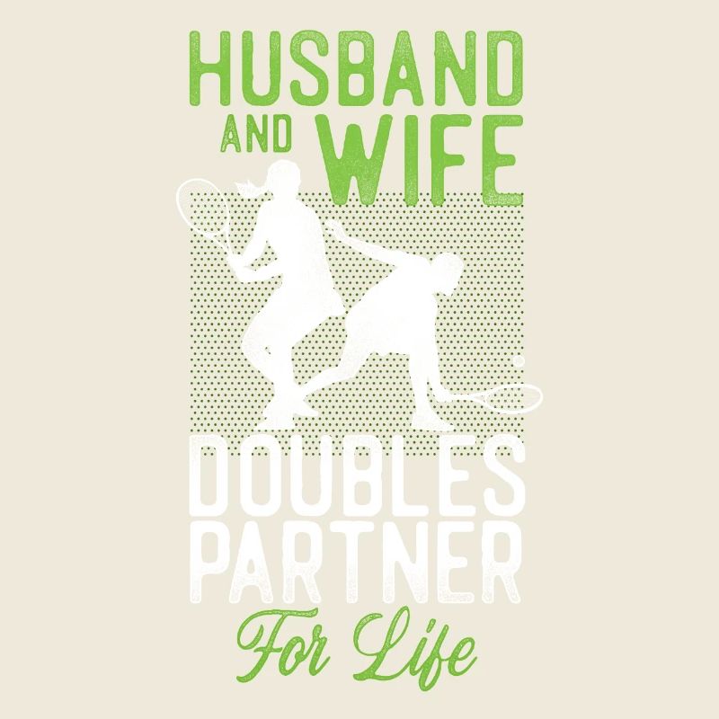 Funny Tennis Player Racket Husband