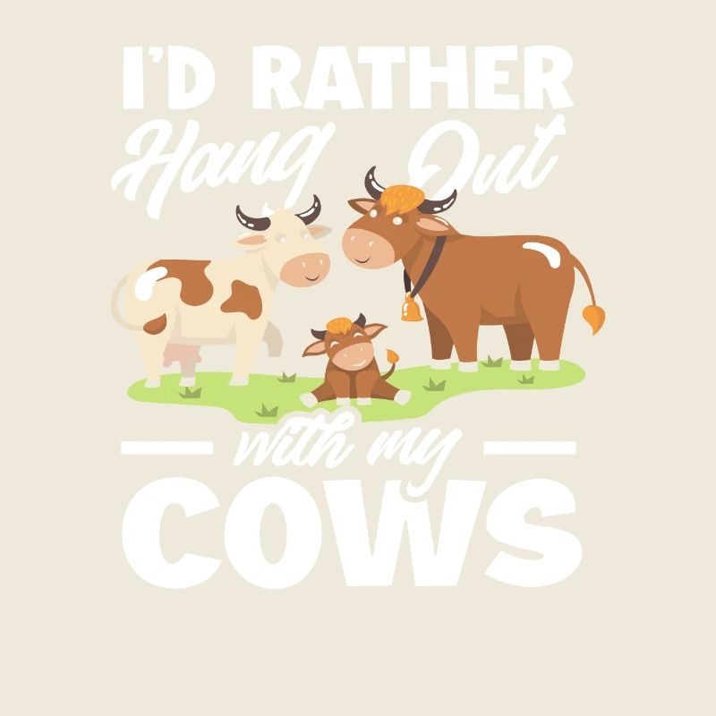 Je préfère passer du temps avec mes vaches
