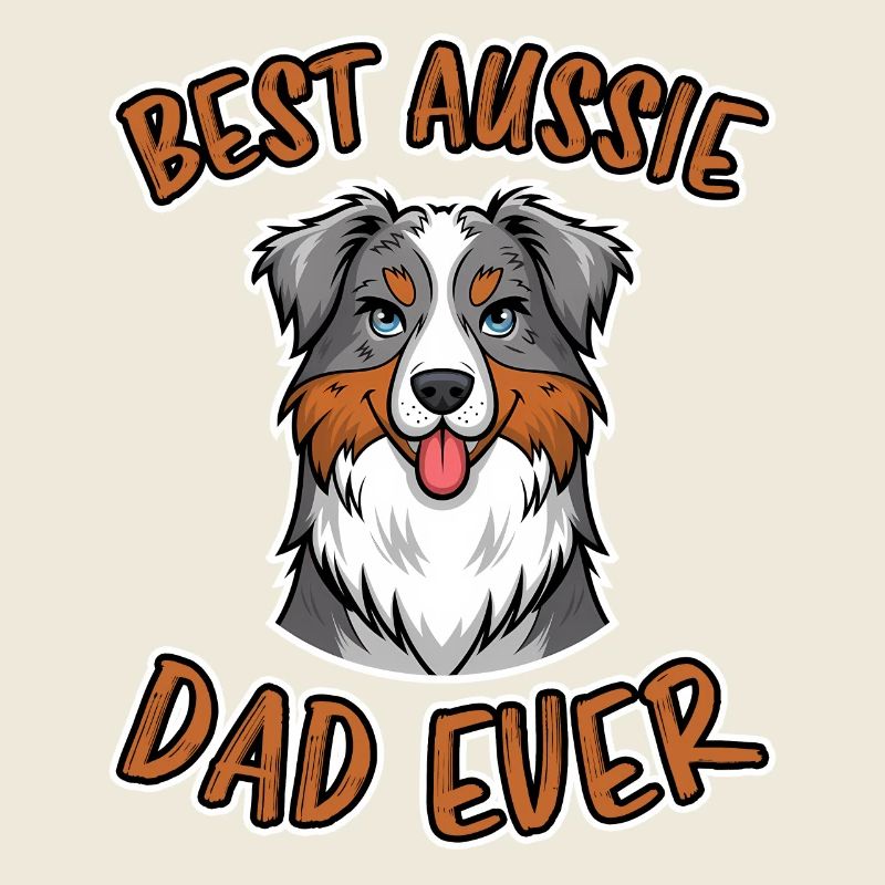 Australian Shepherd Papa Lustiges Aussie Geschenk