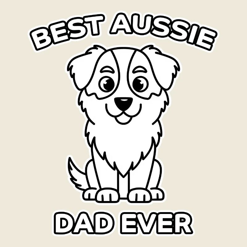 Australian Shepherd Papa Lustiges Aussie Geschenk