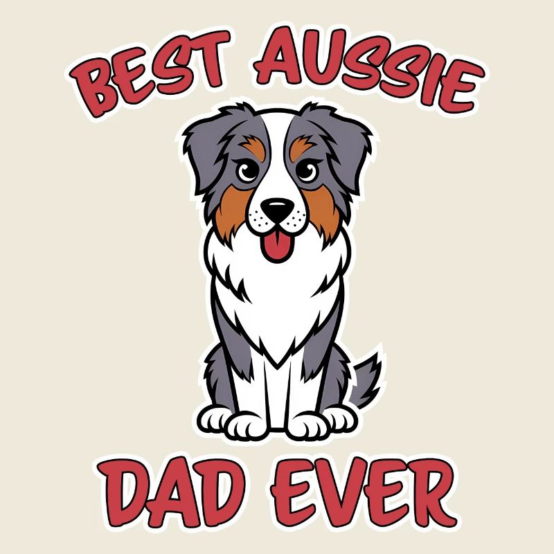 Australian Shepherd Papa Lustiges Aussie Geschenk