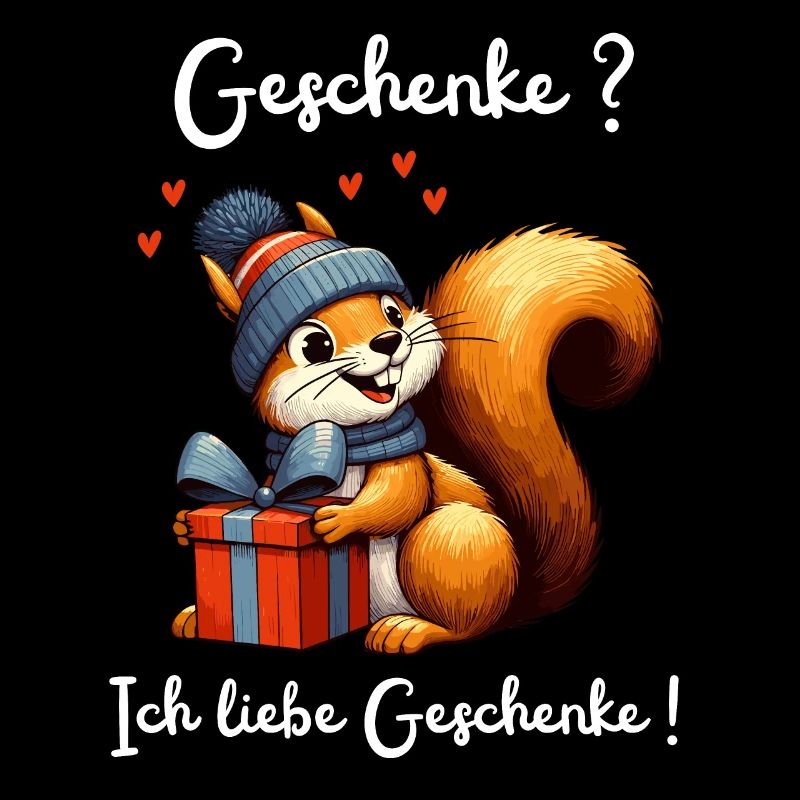 Eichhörnchen Geschenk Geburtstag Weihnachten Funny
