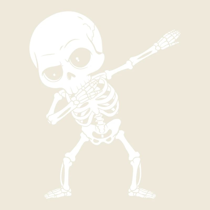 Funny Dabbing Skeleton Halloween Spooky Gift