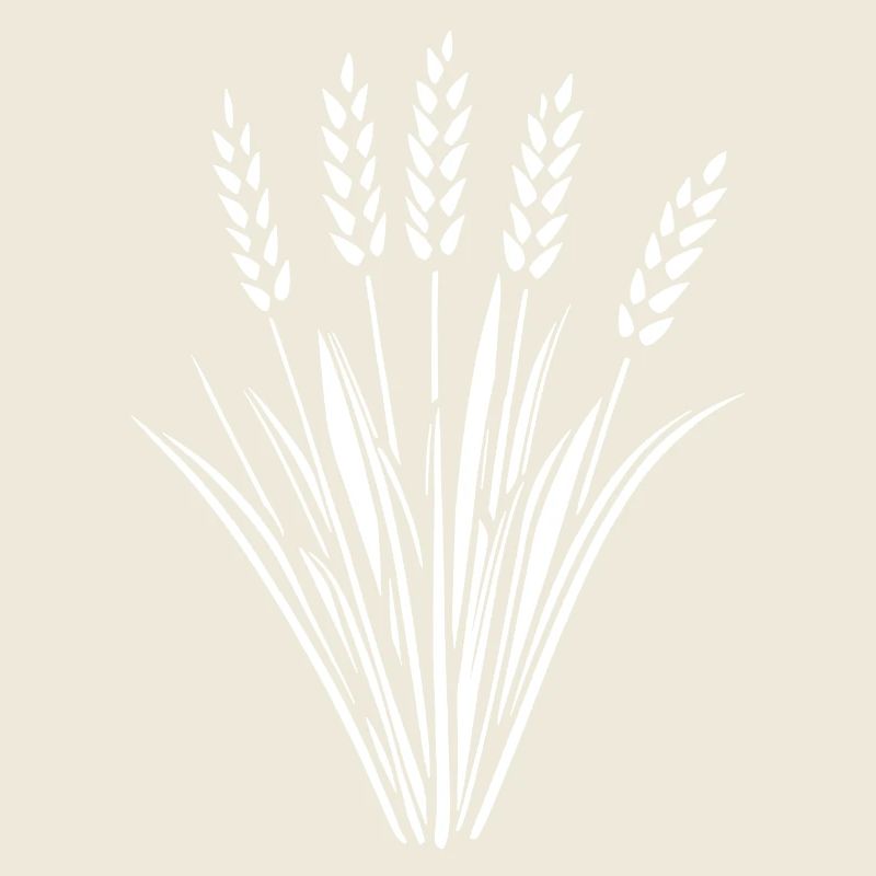 5 Ähren Getreide Weizen