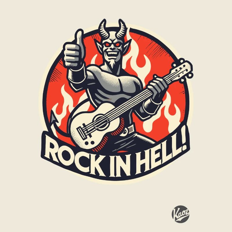 Devilish Guitar Player – Rock in Hell