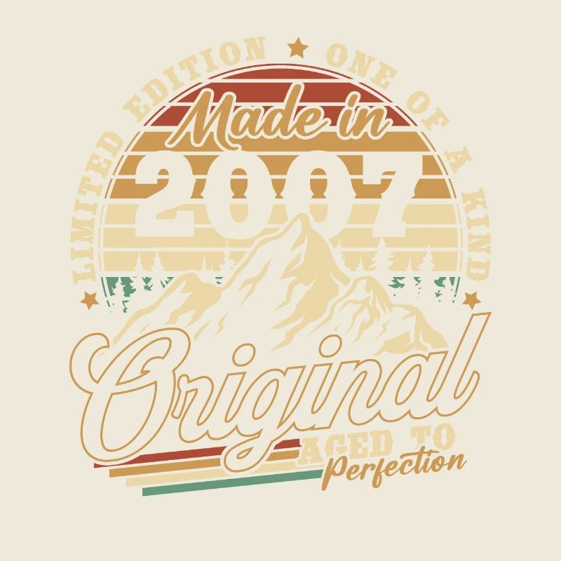 Original 2007 Vintage Retro Geburtstagsgeschenk