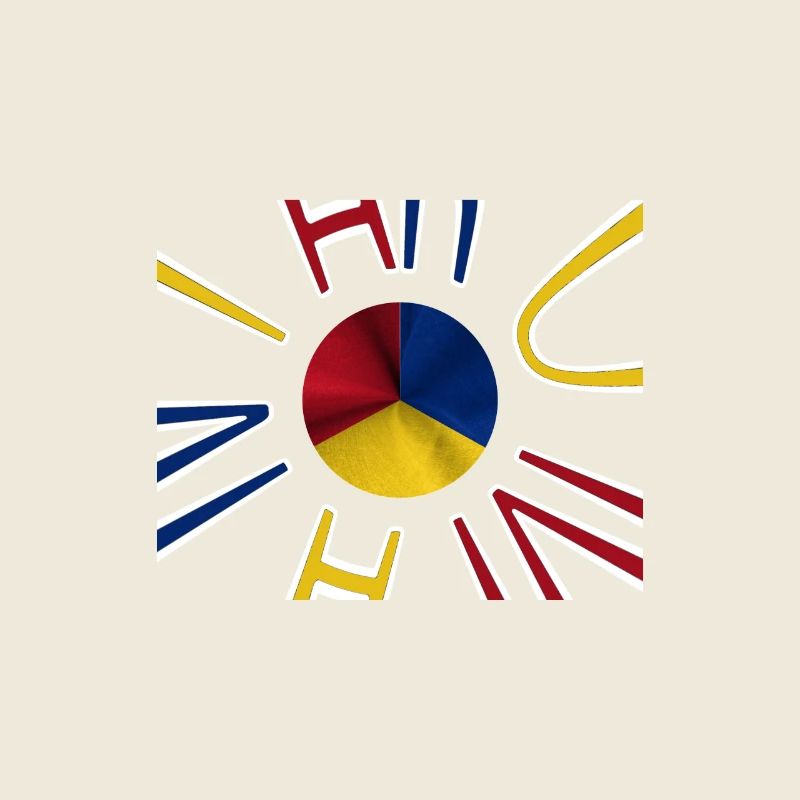 Rumänien Flagge Bukarest