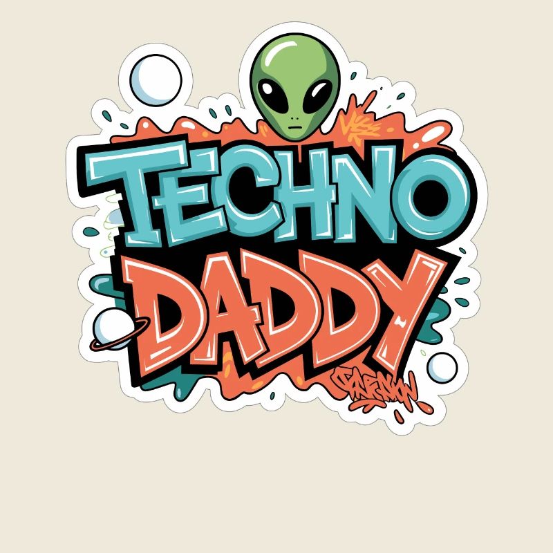 TECHNO DADDY WITH ALIEN