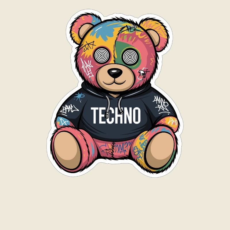 TECHNO TRIPPY BEAR