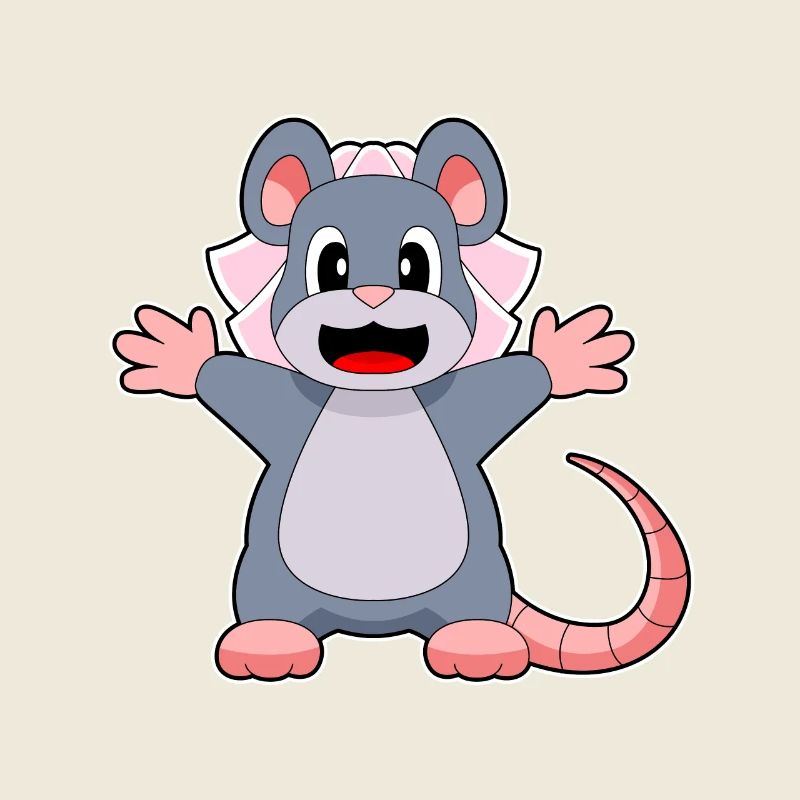 Mouse Bridal Veil Wedding