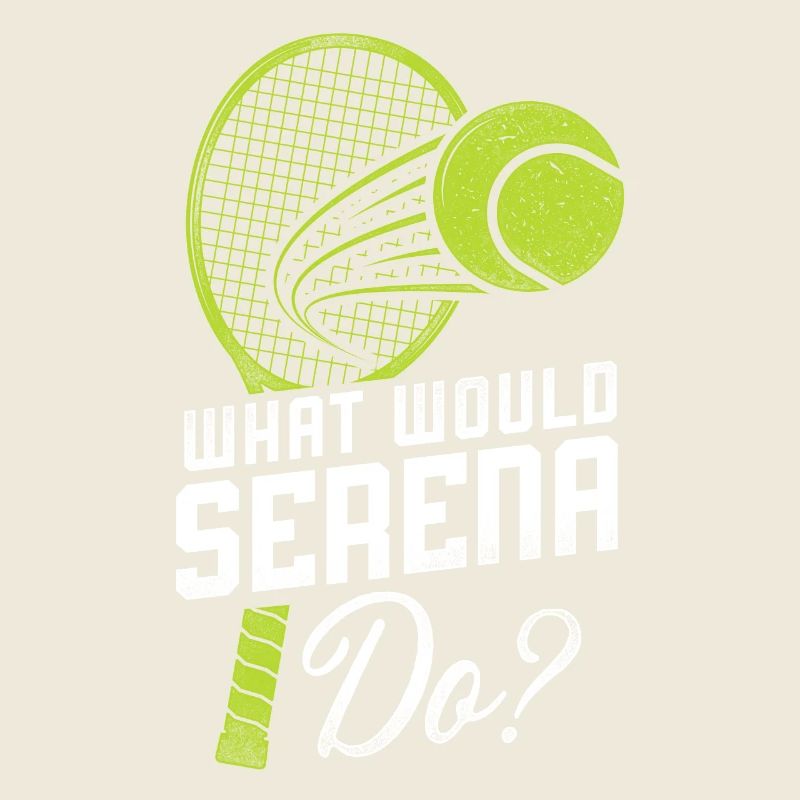 Funny Tennis Player Racket What