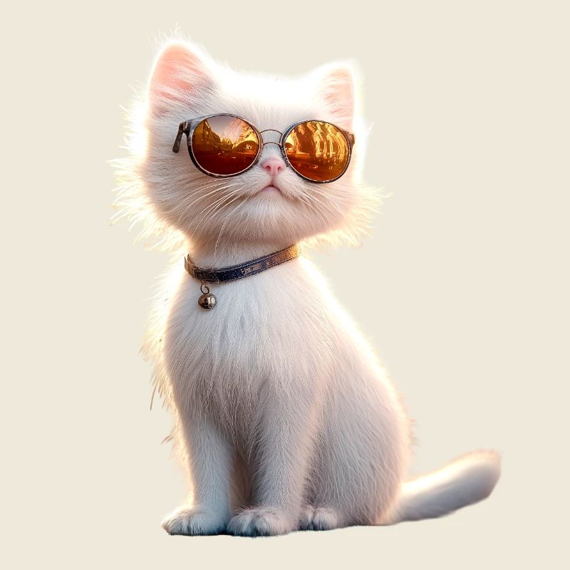 Chat Angora Blanc Chat Angora Chats Angora Mignons