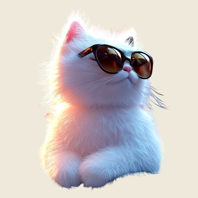 Chat Angora Blanc Chat Angora Chats Angora Mignons