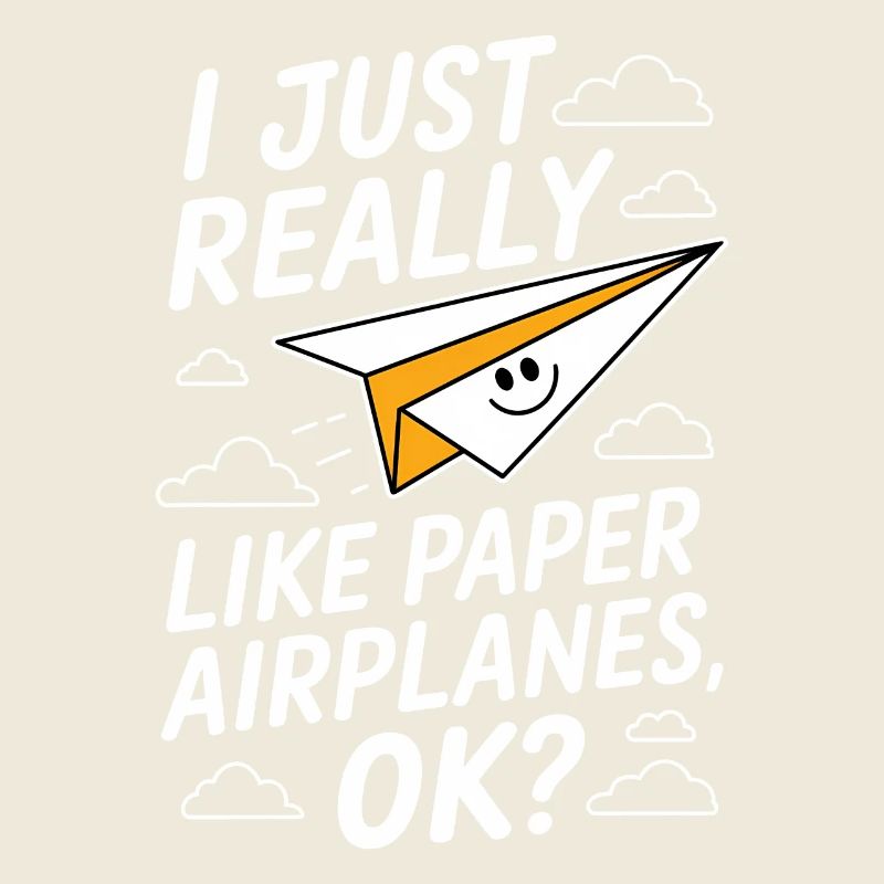 Papierflieger Spruch Witz Papierflugzeug Geschenk