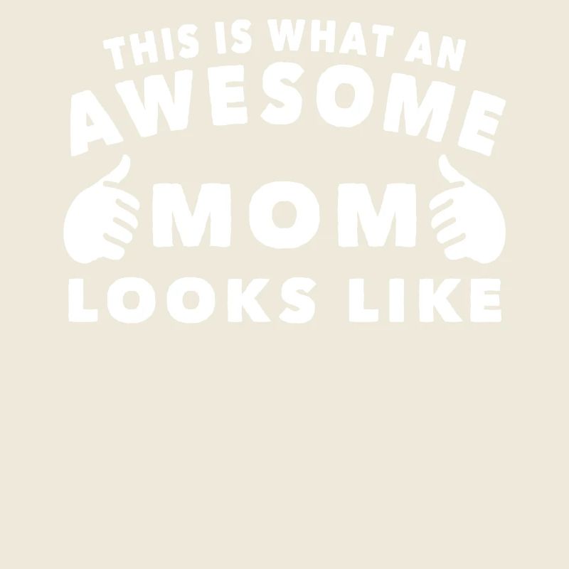 Tolle Mama sieht aus wie Muttertag