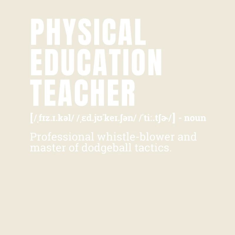 Professeur d’éducation physique drôle Dénonciateur de