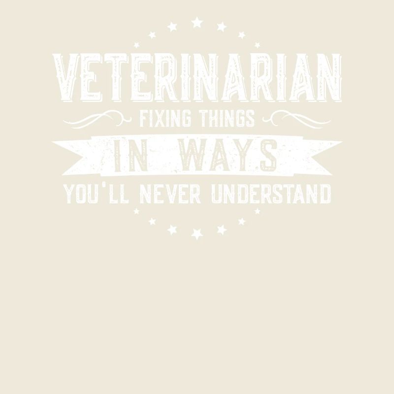 Veterinarian Colleagues Gift Profession Saying Funny