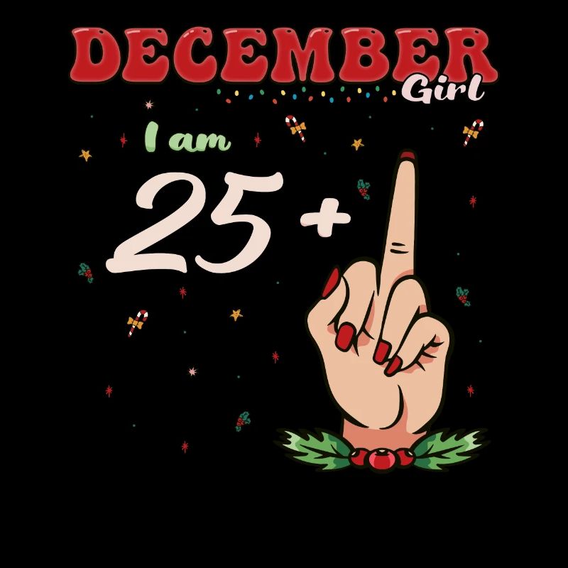Dezember Königin 25 + Mittelfinger | Frecher 26. Platz