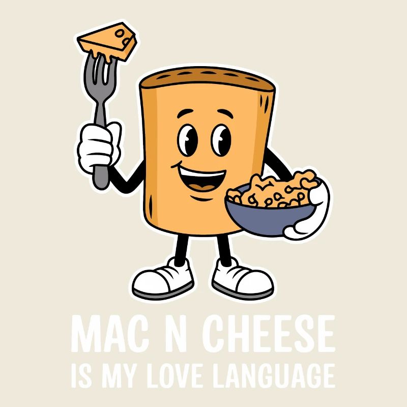 Mac N Cheese est mon dessin animé de langue d’amour
