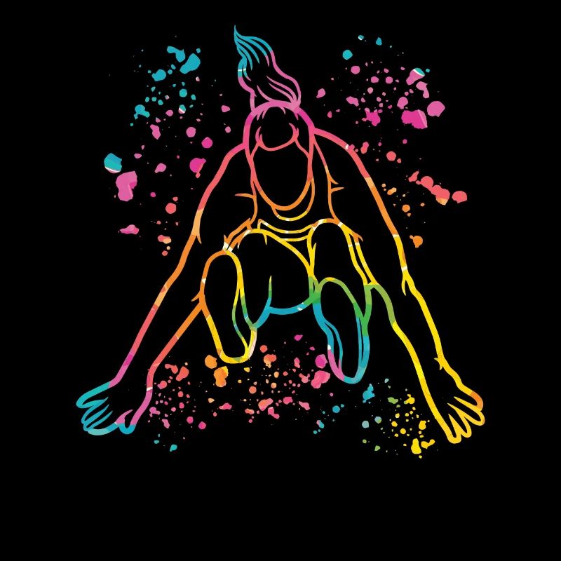 Weitspringer Weitspringen Kinder Weitsprung