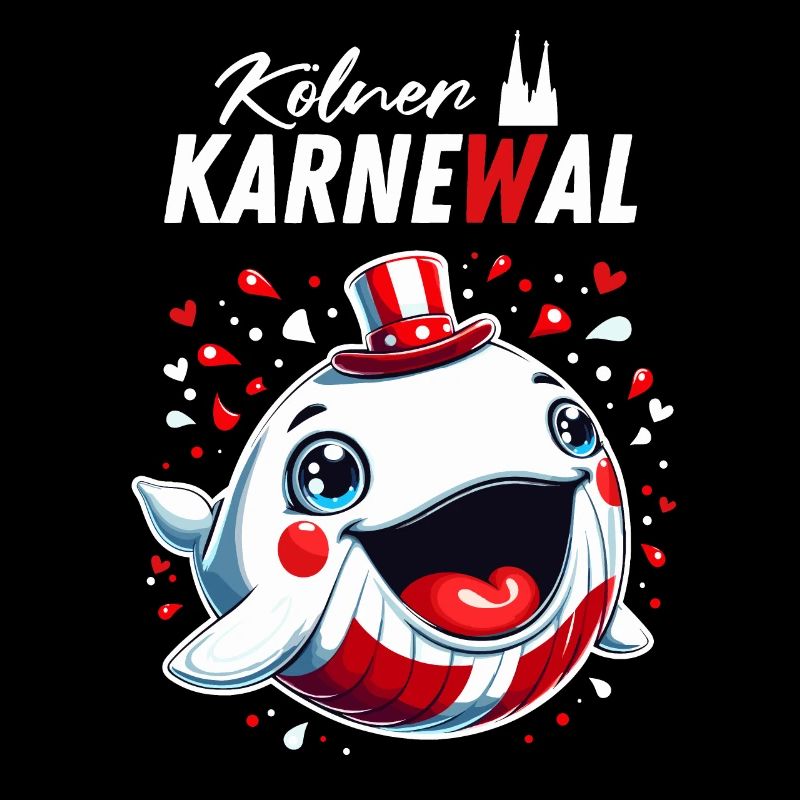 Kölner Karneval Wal Rut Wiess Kölle Alaaf Kölner