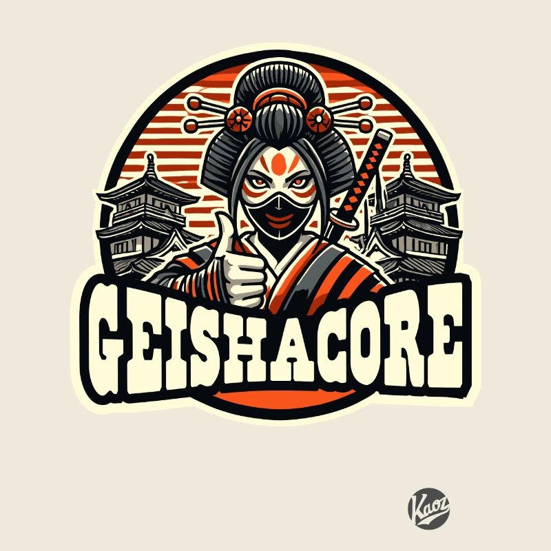 Japan Edo Ninja Samurai: Daumen hoch Geisha