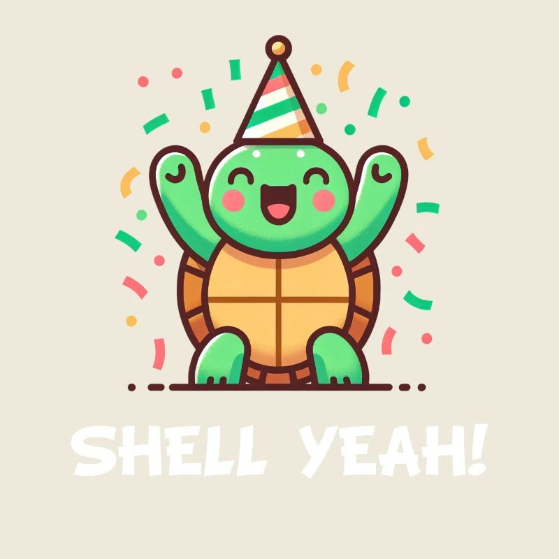 Muschel ja! Celebration Schildkröte