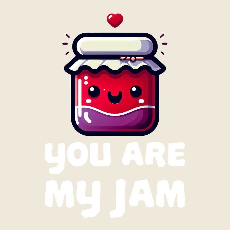 Mignon « You Are My Jam » Jeu de mots