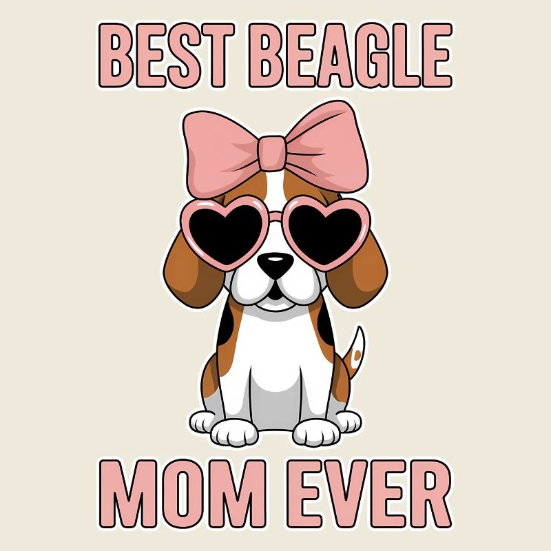 Beagle Mama Hund Mutter Lustiges Beagle Geschenk