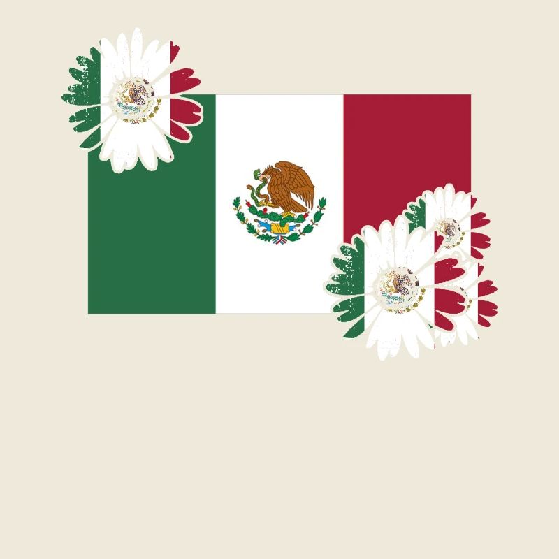 Mexiko Mexico Mexikaner Geschenk Flagge Fußball