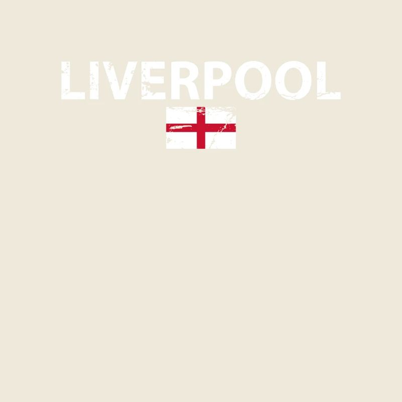 Liverpool Angleterre Drapeau anglais vintage