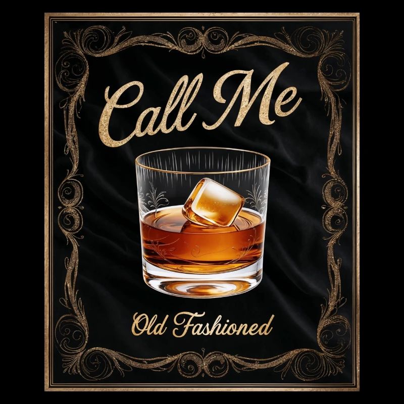 Call Me Old Fashioned Whiskey Funny