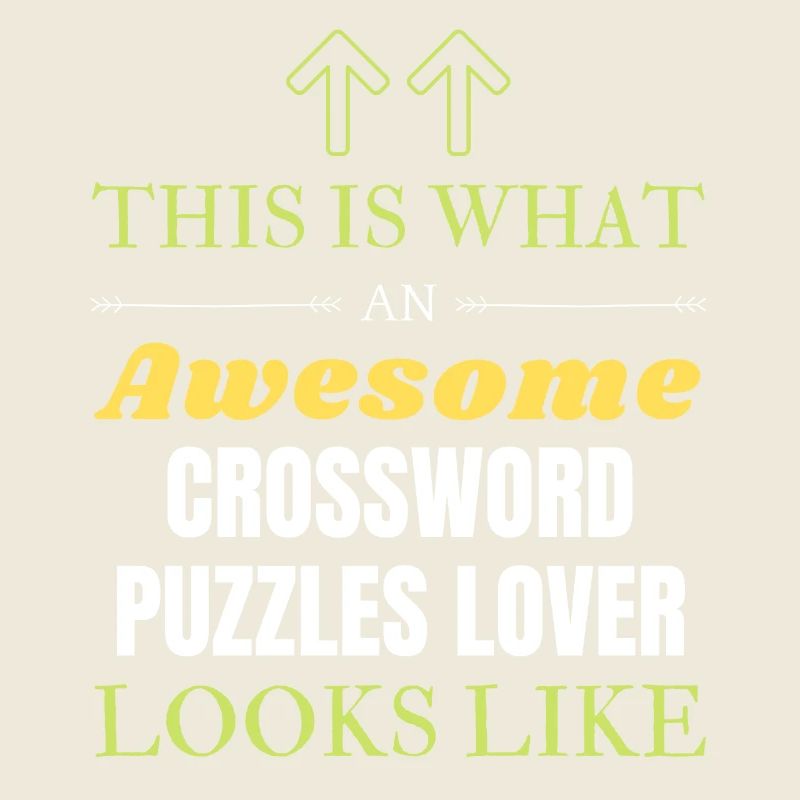 This is what an awesome Crossword puzzles lover lo