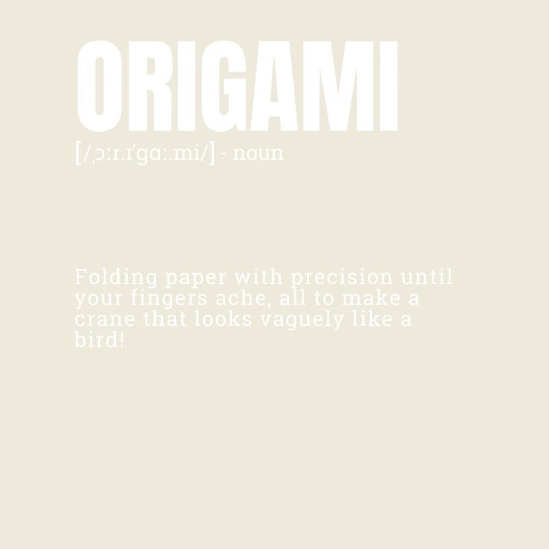 Origami drôle loisirs d’intérieur définition produit ty