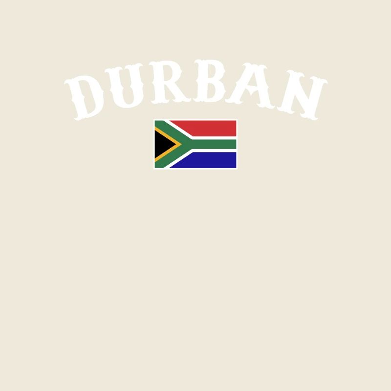 Durban Südafrika Flagge Südafrikaner