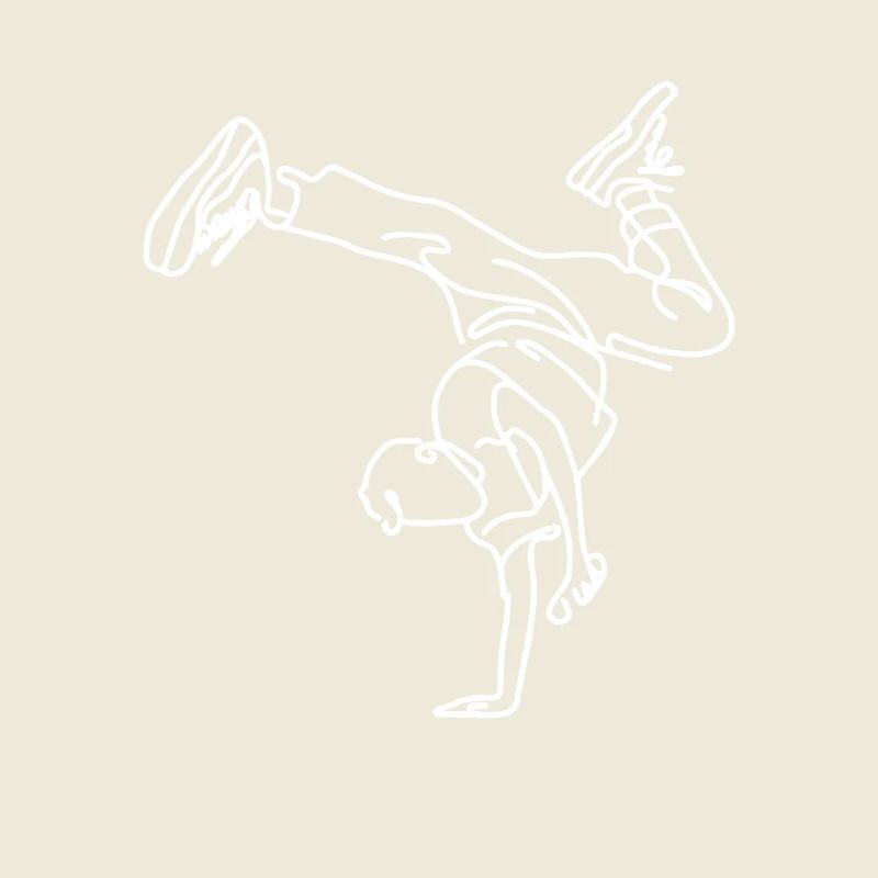Breakdance garçon dessin