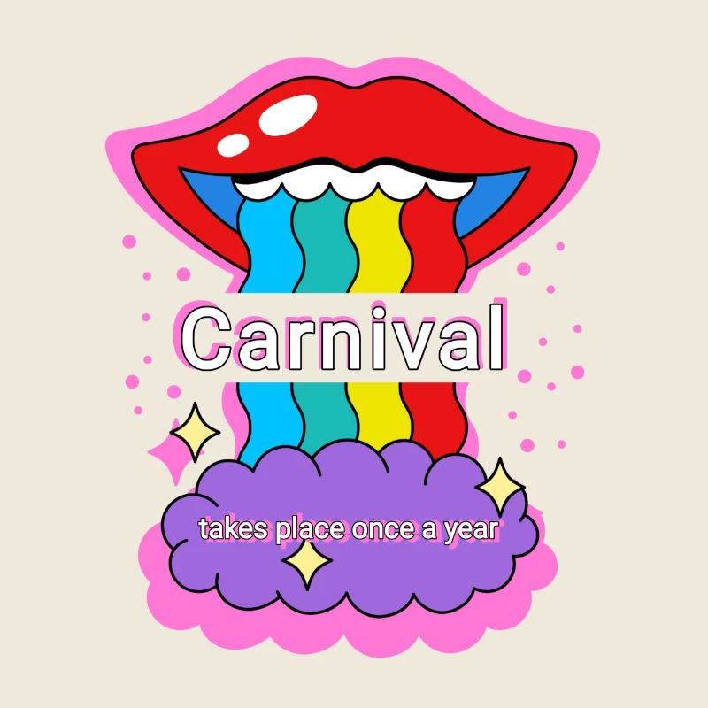 Carnival Regenbogen Farben