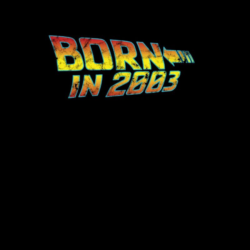 2003 Birthday Born in Back to Future