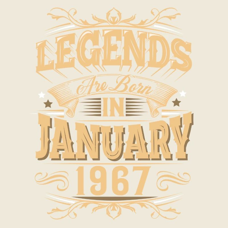 Légende de l’anniversaire de janvier 1967