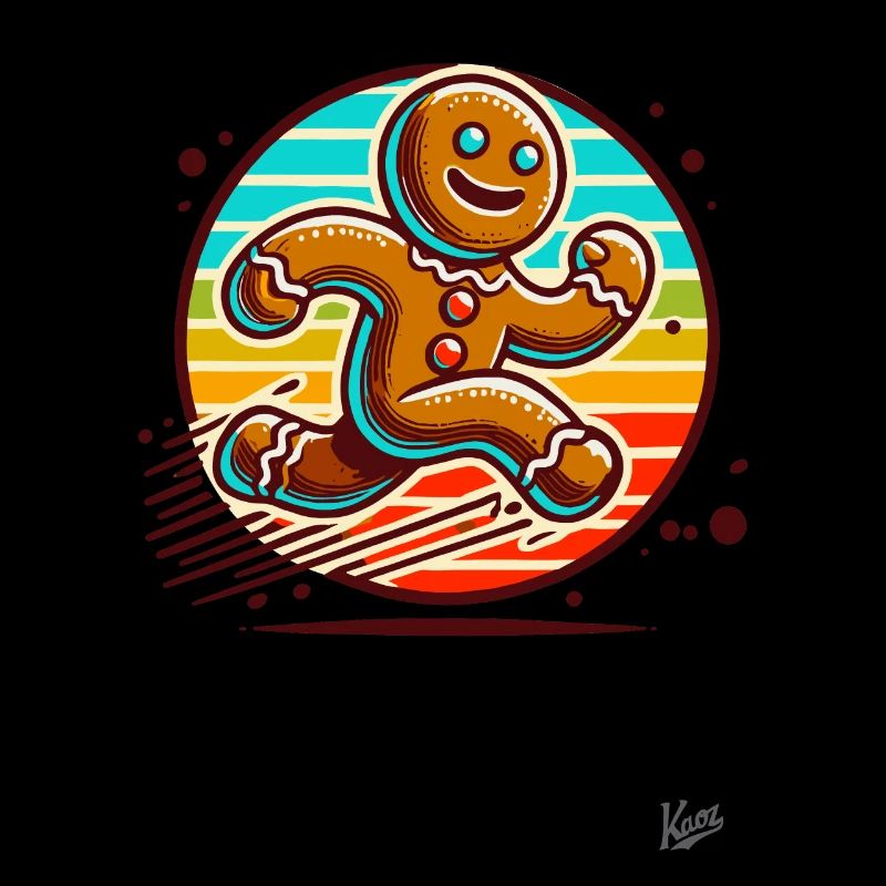 Lauf weg Lebkuchenmann