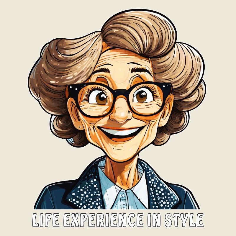 FEMME MÛRE EXPÉRIENCE DE VIE DANS LE STYLE