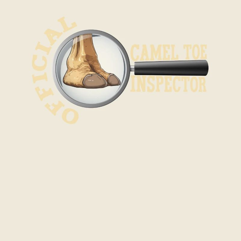 Official Camel Toe Inspector Lustiger Spruch