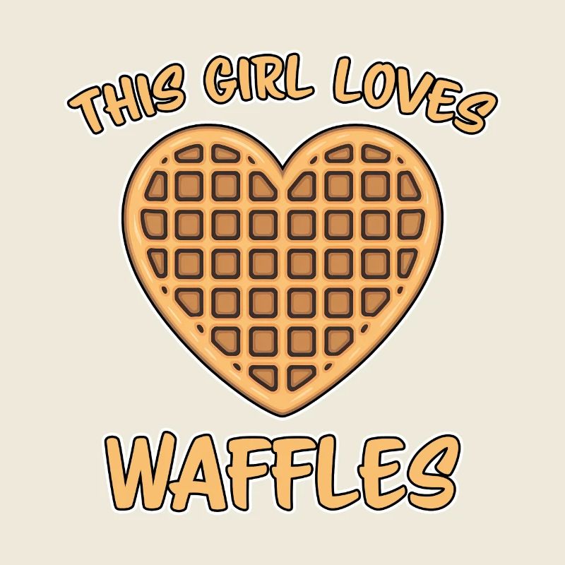 Waffeln Spruch Dessert Lustiges Waffeln Geschenk