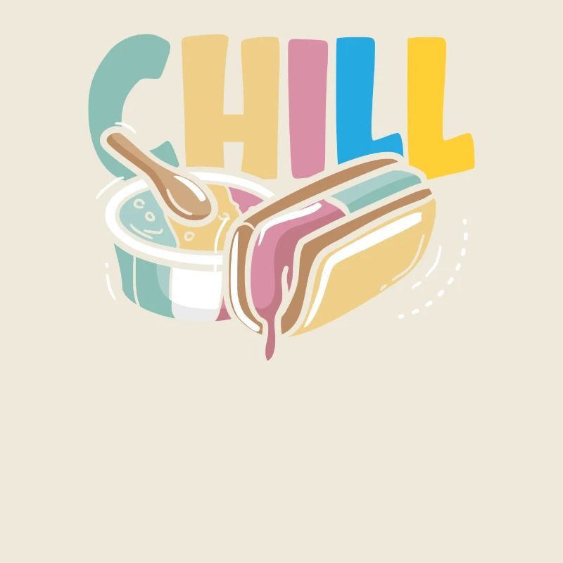 Chill Cream Lover Fun Design
