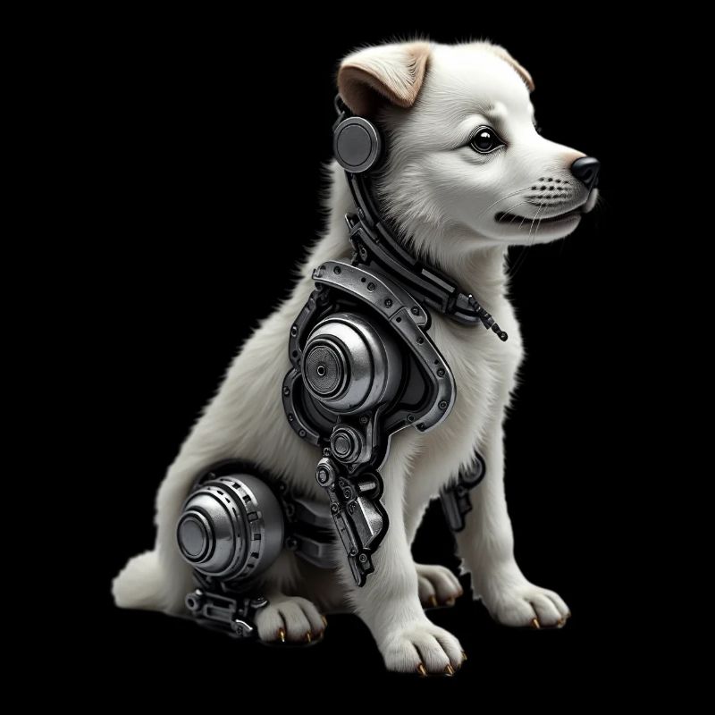 Lustiger Roboter Hund Cyborg Tier AI Dog Robot