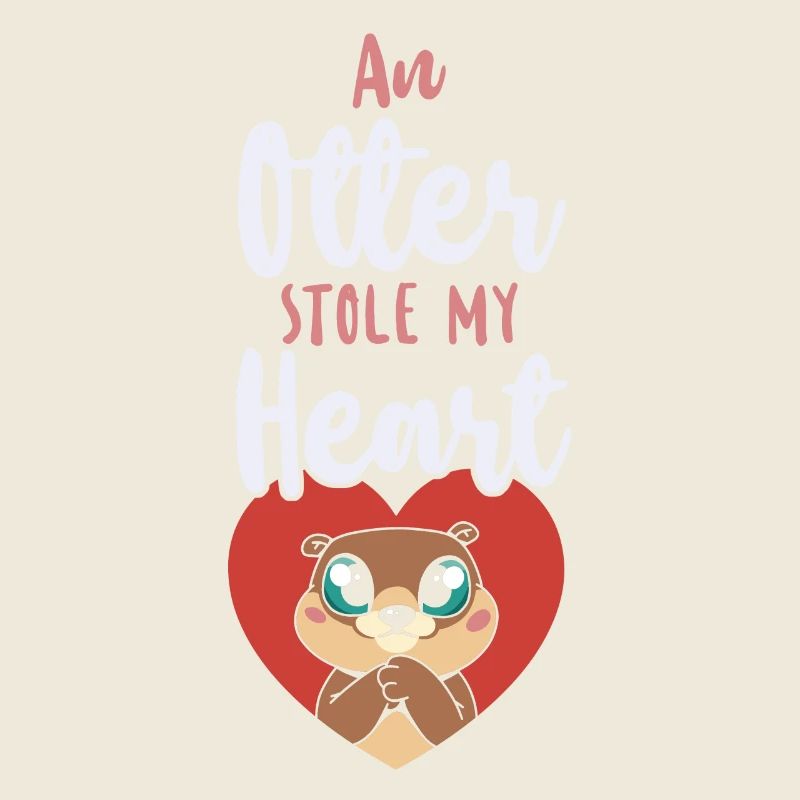 Loutre Saint-Valentin Une loutre