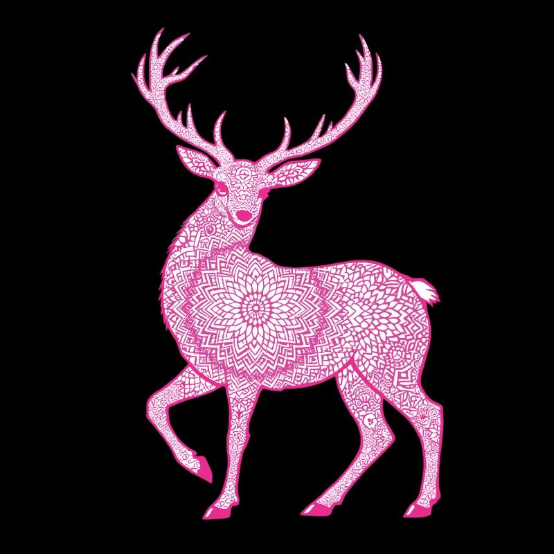 Mandala Deer Deer Mystical Madalas
