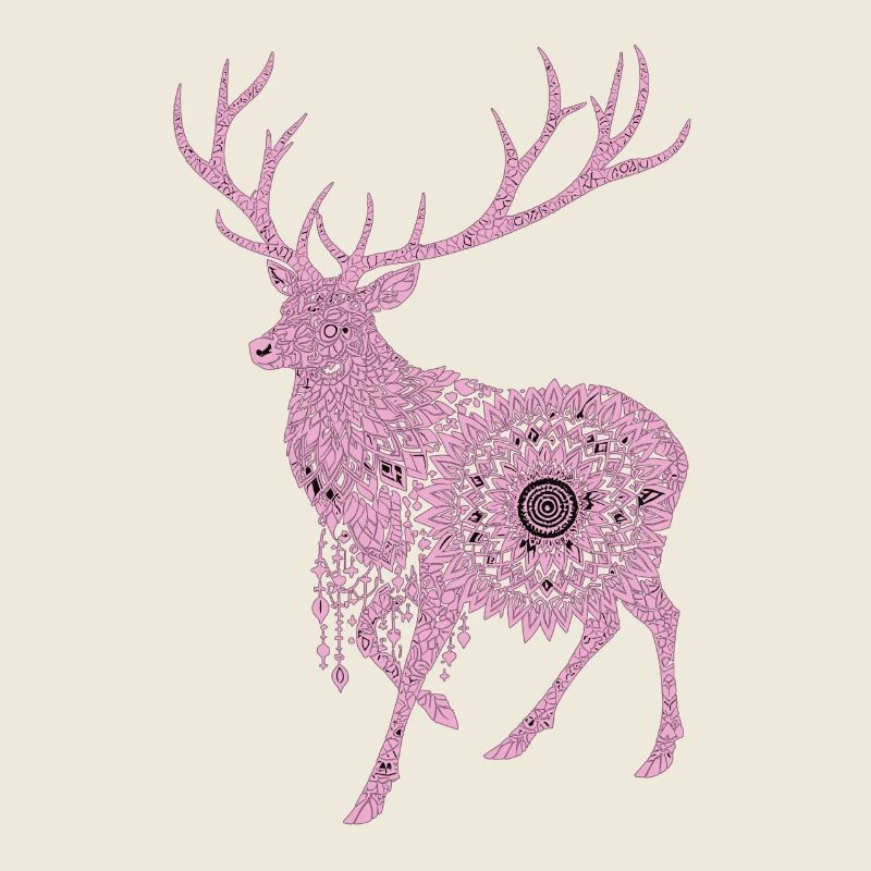 Mandala Cerf Cerf Mystique Madalas